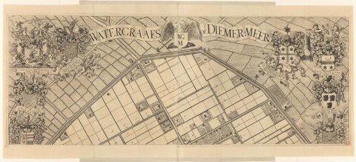 Map of the Watergraafsmeer (upper part)