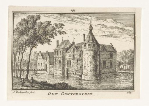 View of Gunterstein Castle, 1611