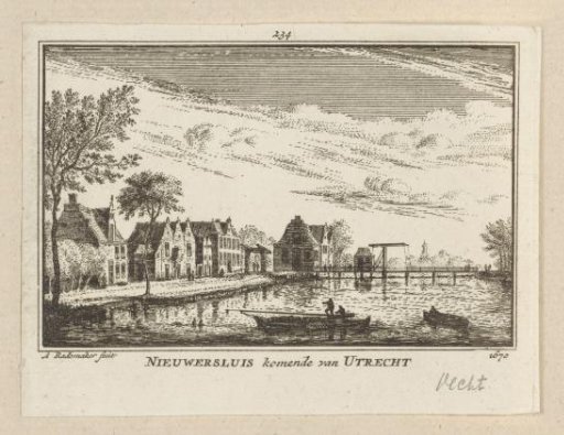 View of Nieuwersluis, 1670