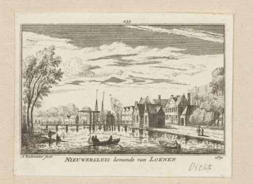 View of Nieuwersluis, 1670