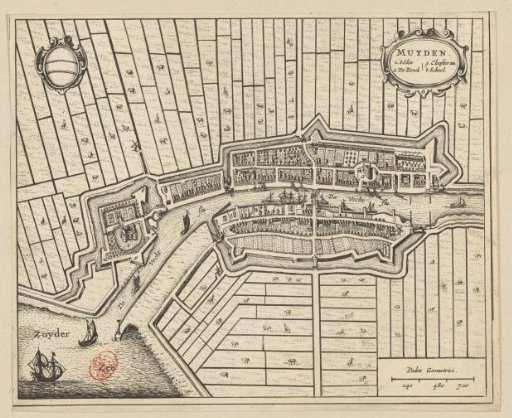 Map of Muiden