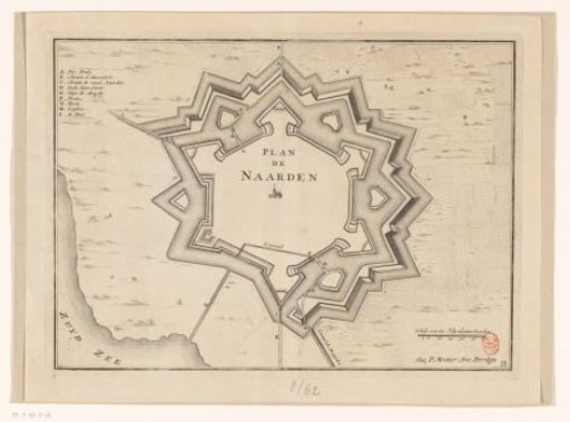 Fortress plan of Naarden