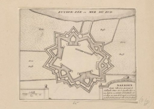 Fortress plan of Naarden