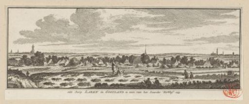 View of Laren, 1743