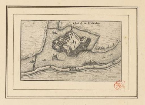 Fortress plan of Fort Hinderdam