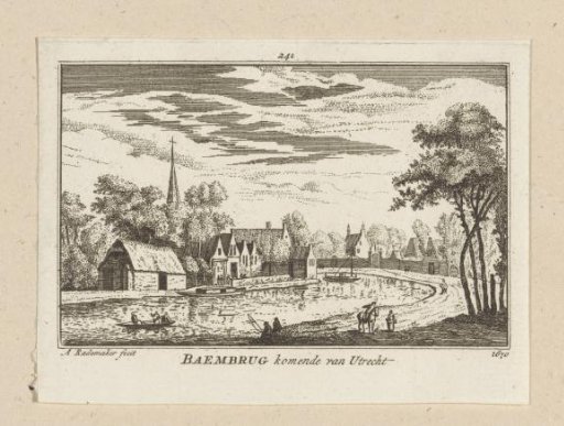 View of Baambrugge, 1670