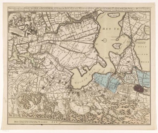 Map of the Bailiwick of Kennemerland