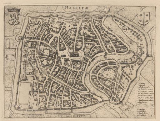 Map of Haarlem