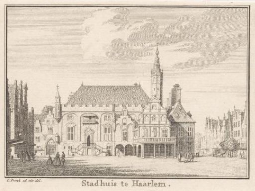 View of the Town Hall in Haarlem