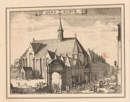View of the Janskerk in Haarlem
