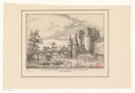 View of the St. John's Gate in Haarlem, 1620