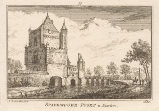 View of the Amsterdamse Poort, Haarlem, 1680