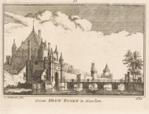 View of the Grote Houtpoort, Haarlem, 1682