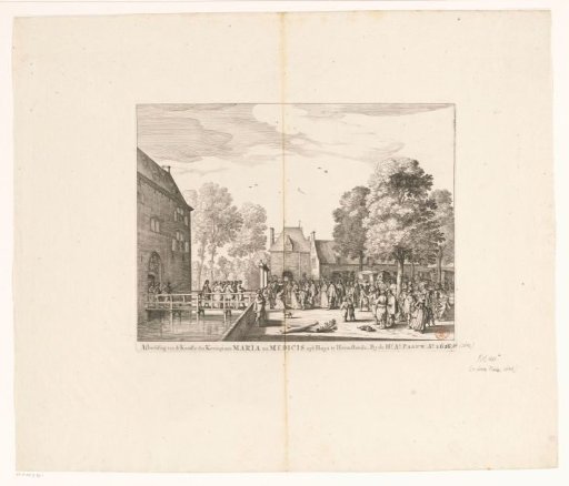 Visit of Queen Henrietta Maria to Adriaen Pauw at Heemstede Castle, 1642