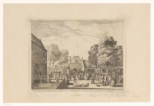 Visit of Queen Henrietta Maria to Adriaen Pauw at Heemstede Castle, 1642