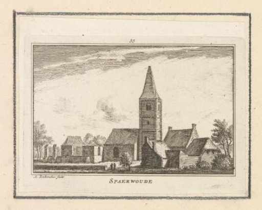 View of the Church at Spaarnwoude