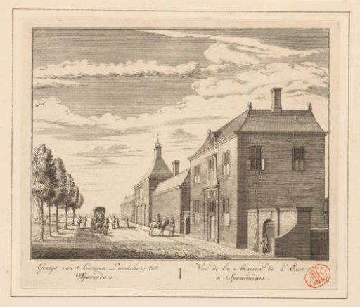 View of the common house in Spaarndam
