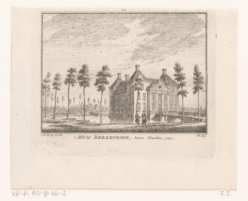 View of Berkenrode Castle, 1752