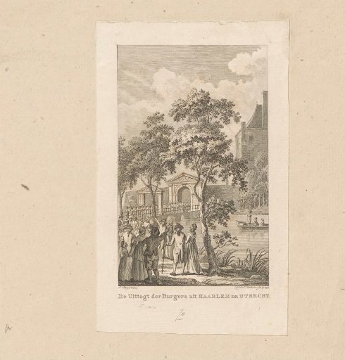 Haarlem Citizens Marching to Utrecht, 1786