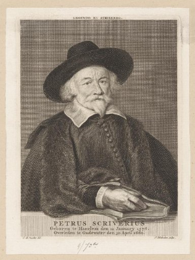 Portrait of Petrus Scriverius