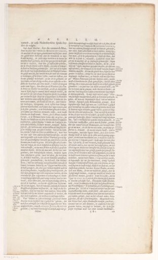 Part of a Description of the City of Haarlem