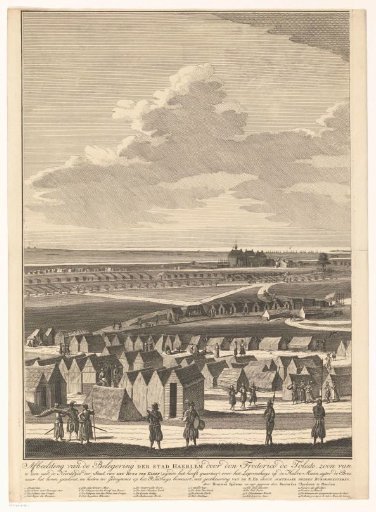 Siege of Haarlem, 1572-1573 (left sheet)