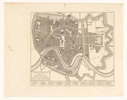 Map of Haarlem