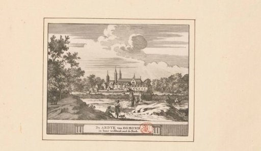View of the Abbey of Egmond-Binnen