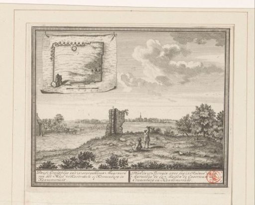 View of the Ruins of Huis Kronenburg