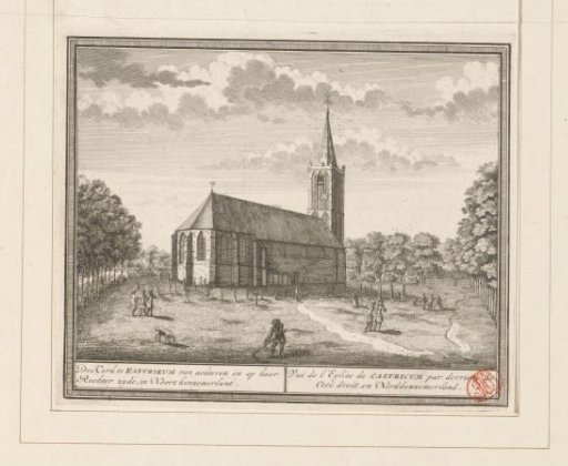 View of the Village Church in Castricum