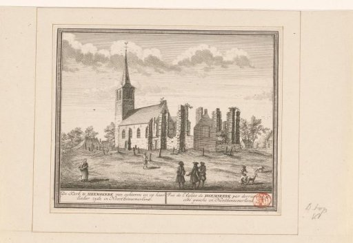 View of the Church in Heemskerk
