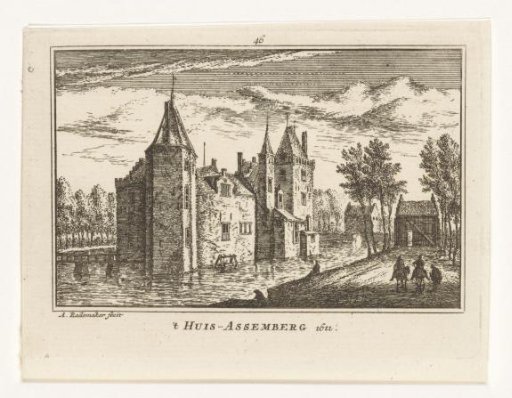 View of Assumburg Castle, 1611
