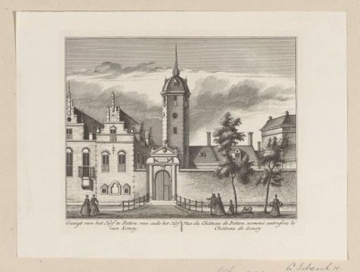 View of the Hof van Sonoy in Alkmaar