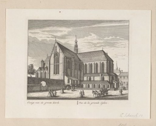 View of the Great Church in Alkmaar