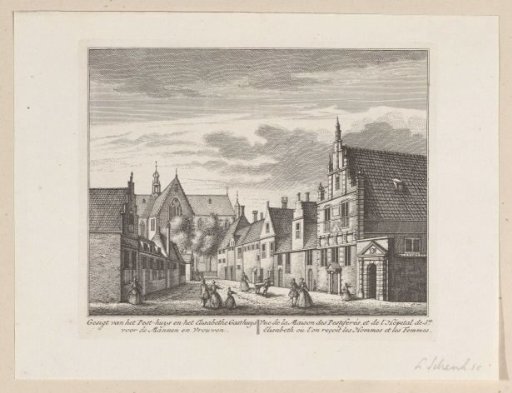 View of the Pest House and Saint Elizabeth's Hospital in Alkmaar