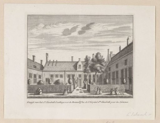 View of the Saint Elizabeth's Hospital for Men in Alkmaar
