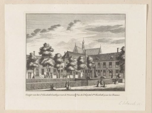 View of the Saint Elizabeth's Hospital for Women in Alkmaar