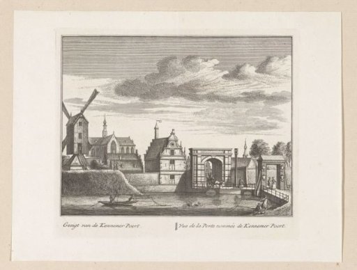 View of the Kennemer Gate in Alkmaar