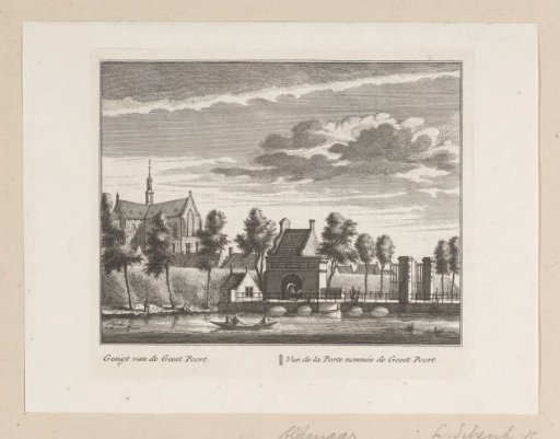 View of the Geester Gate in Alkmaar
