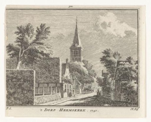 View of Heemskerk, 1740