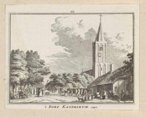 View of Castricum, 1740