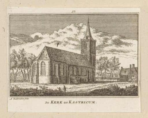 View of the Village Church at Castricum