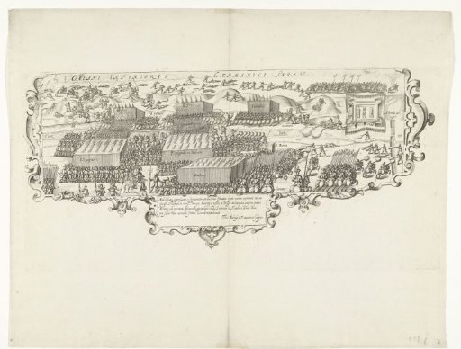 Battle at the Leffingedijk between the States troops of Ernst Casimir of Nassau and the Spanish of Albrecht of Austria, 1600