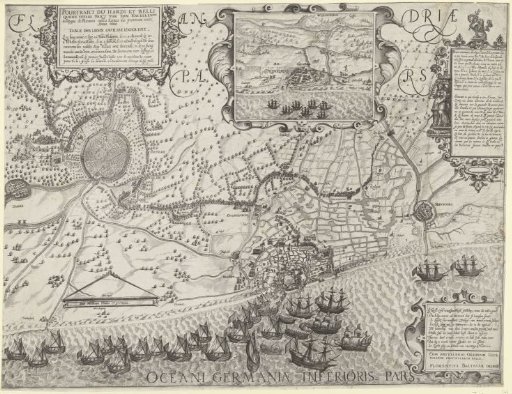 March of Maurice's Army to Ostend (Right Panel), 1600