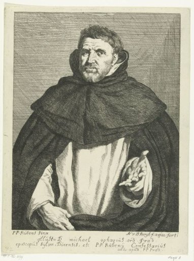 Portrait of brother Michael Ophovius in Dominican habit