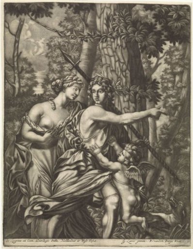 Venus Detains Adonis from the Hunt