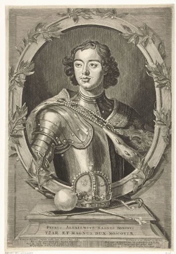 Portrait of Peter I the Great, Tsar of Russia