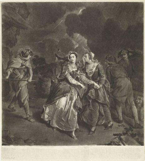 Actress Susannah Maria Cibber in the Role of Cordelia