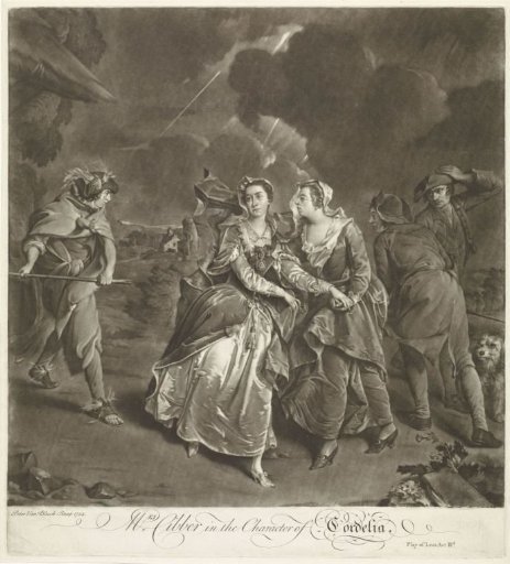 Actress Susannah Maria Cibber in the Role of Cordelia