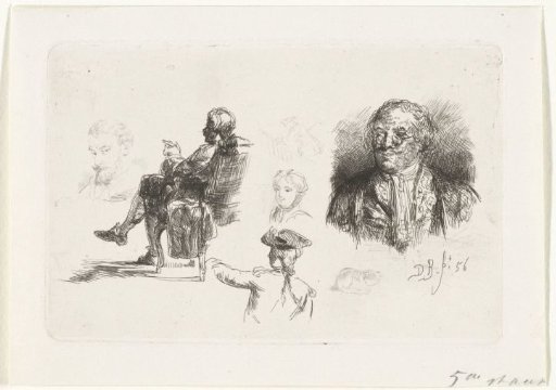 Study sheet with various figures